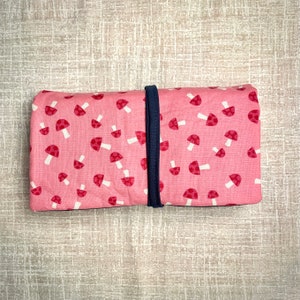 Tarot Card Pouch - Pink Mushrooms