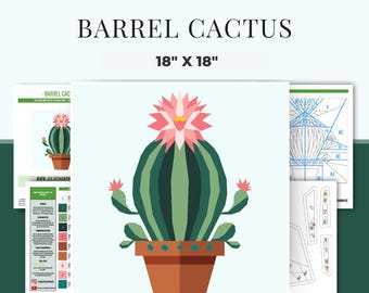 FPP - Barell Cactus - Foundation Paper Pieced