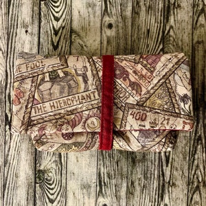 Pochette pour cartes de tarot - Cartes de tarot rouges