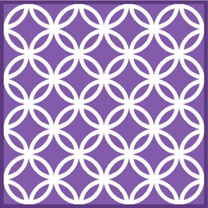 FPP -  Double Wedding Ring Quilt Block - Foundation Paper Piecing