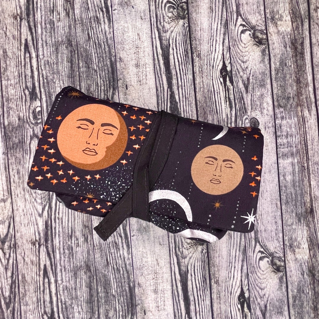 Tarot Card Pouch - Moon Faces - Etsy