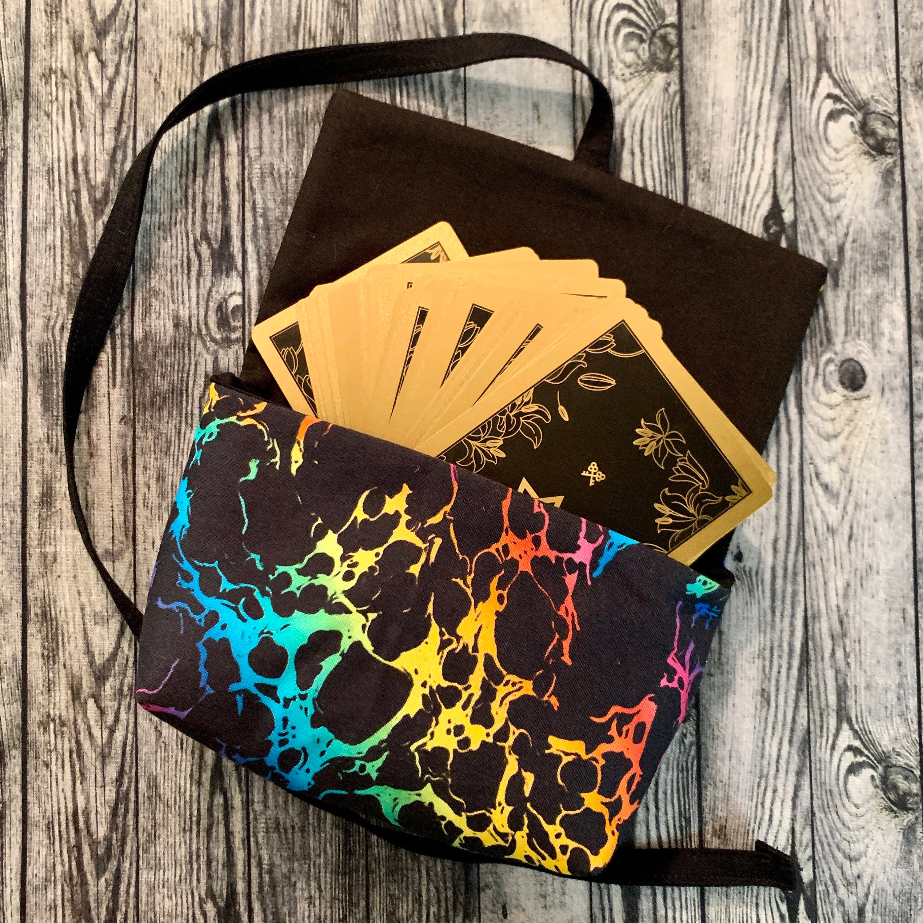 Tarot Card Pouch - Rainbow Splash - Etsy