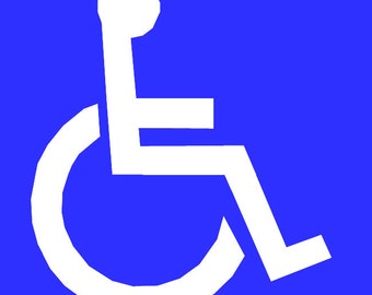 FPP - Symbole de handicap - Couverture pour les genoux