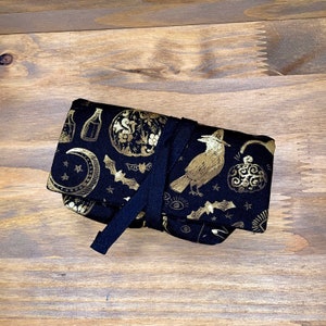 Tarot Card Pouch - Gold Witchy