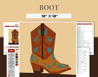 FPP - Boot - Foundation Paper Pieced