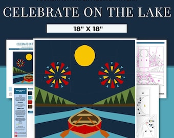 FPP - "Celebrate on the Lake" - Foundation Paper Piece Pattern