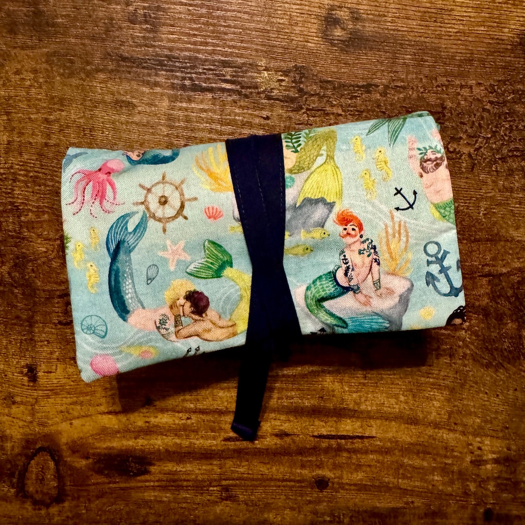 Tarot Card Pouch - Mermen - Etsy
