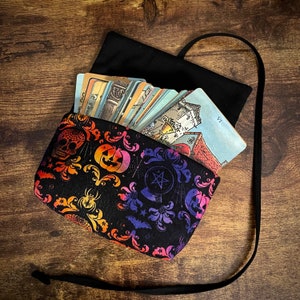 Tarot Card Pouch - Rainbow Halloween