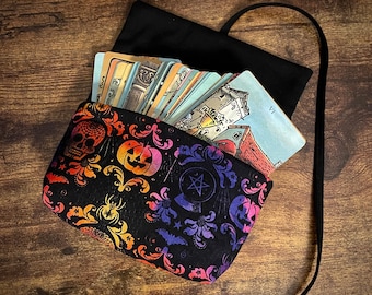 Tarot Card Pouch - Rainbow Halloween
