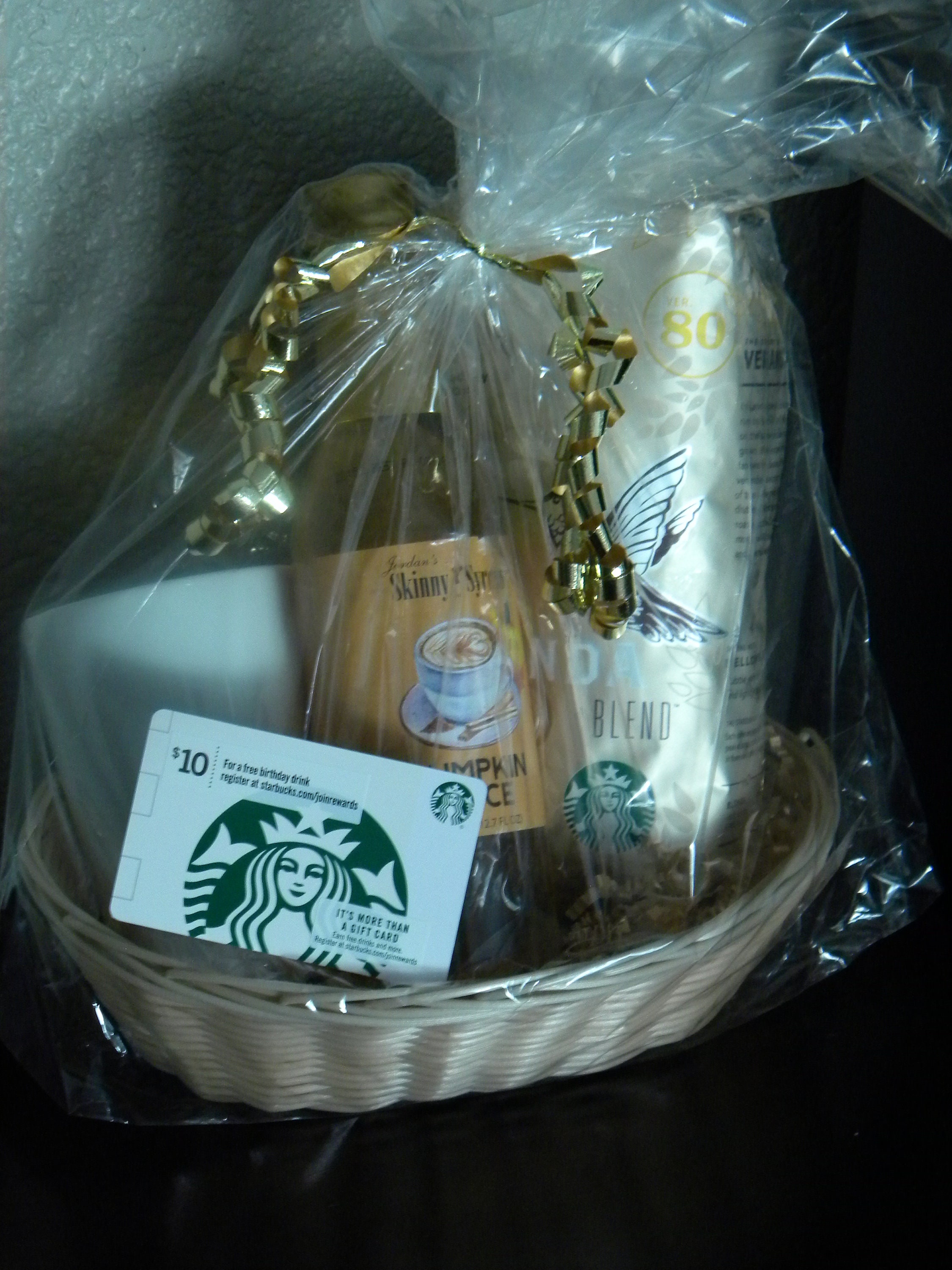 Starbucks Coffee Gift Basket Etsy