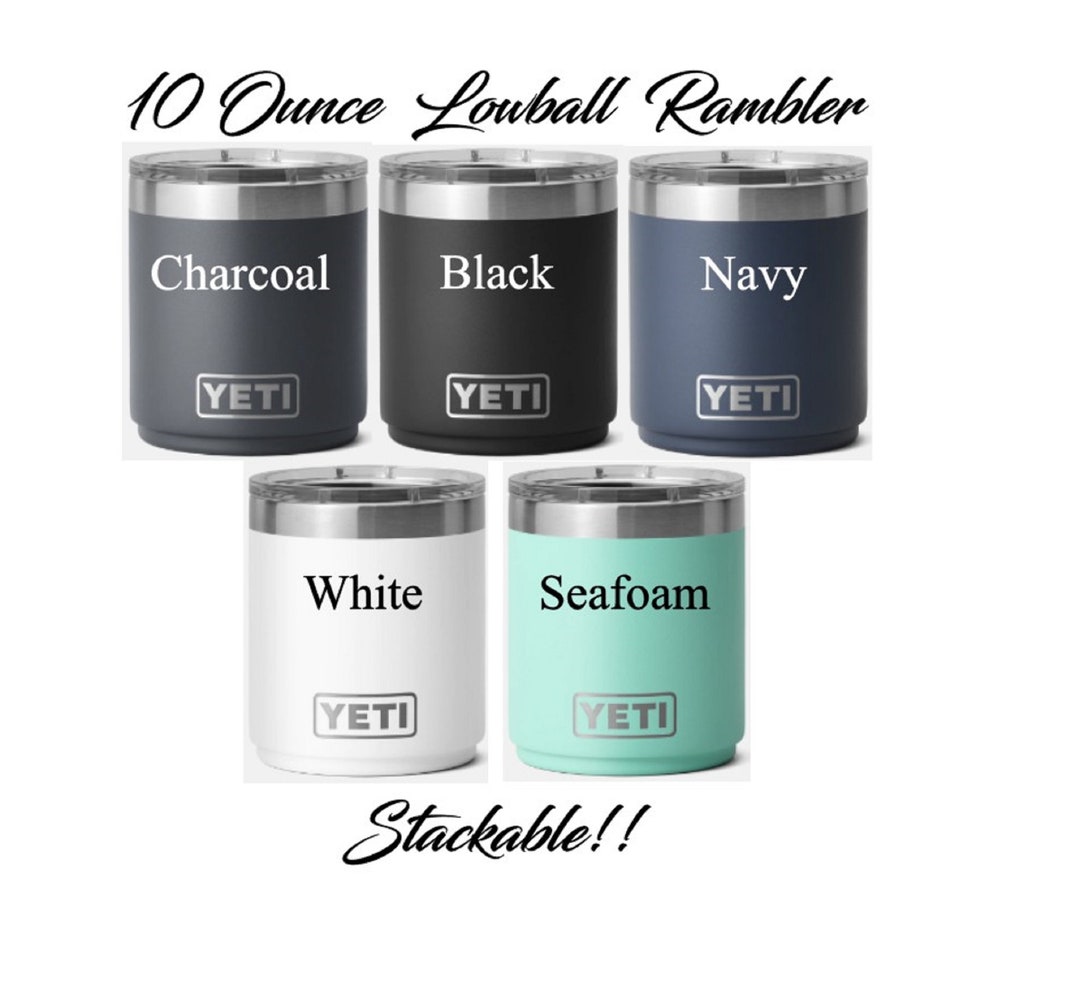 NEW STACKABLE YETI Rambler 10 Oz. Lowballwith Custom Laser Etsy