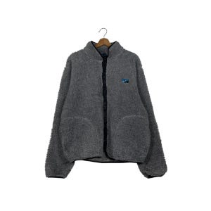 Vintage 90&#39;s CAPE HEIGHTS Made in Usa Deep Pile Zipper Fleece Jacket Men&#39;s Size M #2311-C103