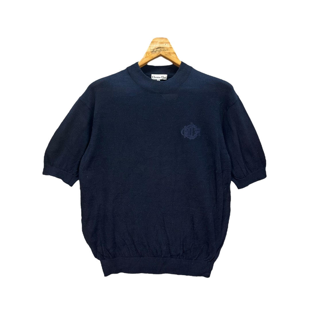 Christian Dior★素敵！Navy Blue Knit Jacket Christian Dior☆素敵！Navy Blue Knit Jacket (Dior/ジャケット