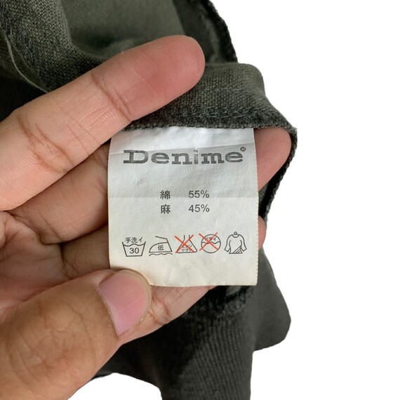Vintage DENIME GEAR by Denime Green Bomber Jacket Men's Size
