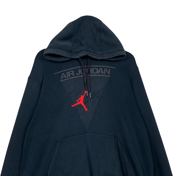 red and blue jordan hoodie