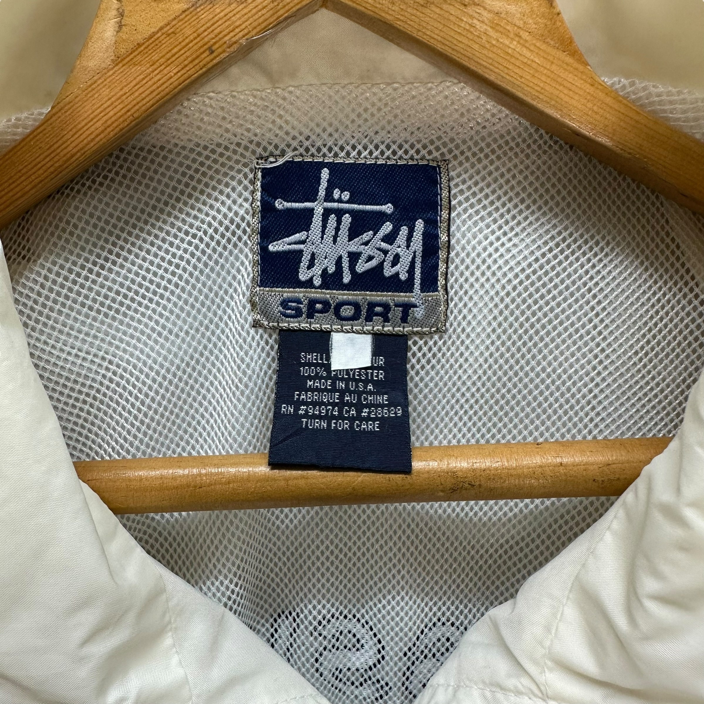 Vintage STUSSY SPORT Made in USA Embroidery Big Logo on Back Vintage STUSSY SPORT Made in USA Embroidery Big Logo on Back
