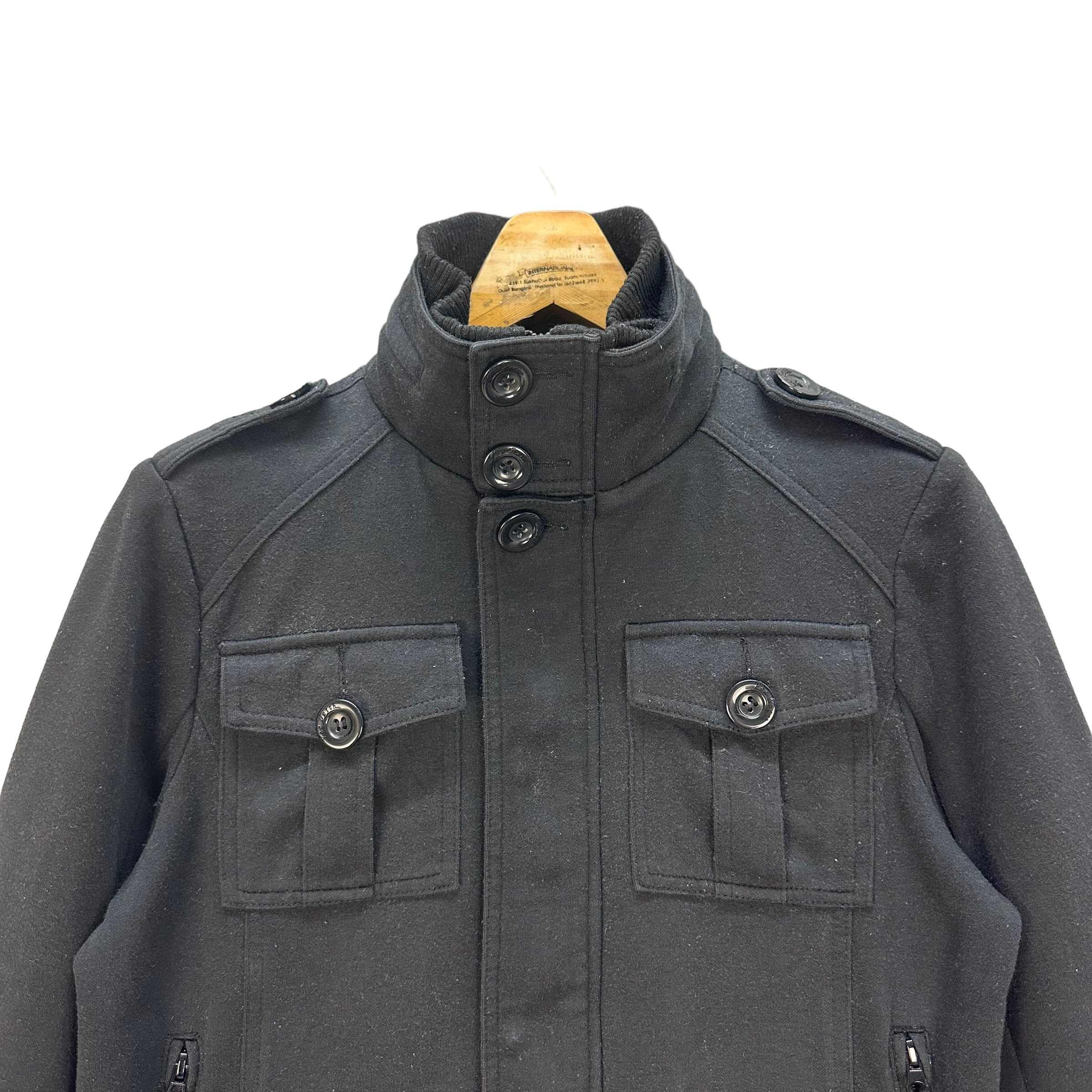 Buy Vintage VON DUTCH Wool Jacket / Button Zipper Jacket