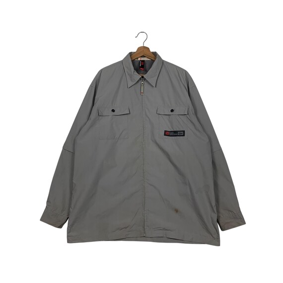 Y2k Vintage ECKO FUNCTION Big Logo Work Zipper Ja… - image 1