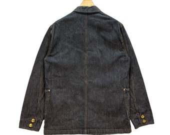Vintage PPFM Three Pocket Denim Jacket Free Size / Worker