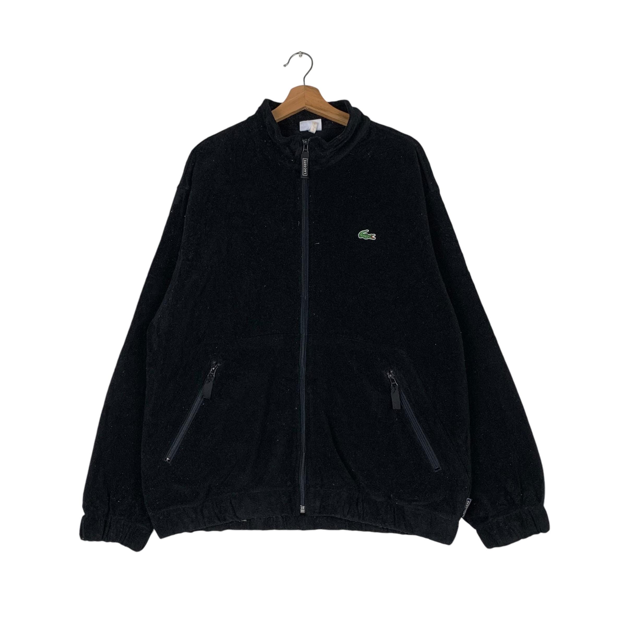 【未使用品】LACOSTE SPORT ブラックジャケット US S/M lacoste-sweatshirt-noir-sh1457
