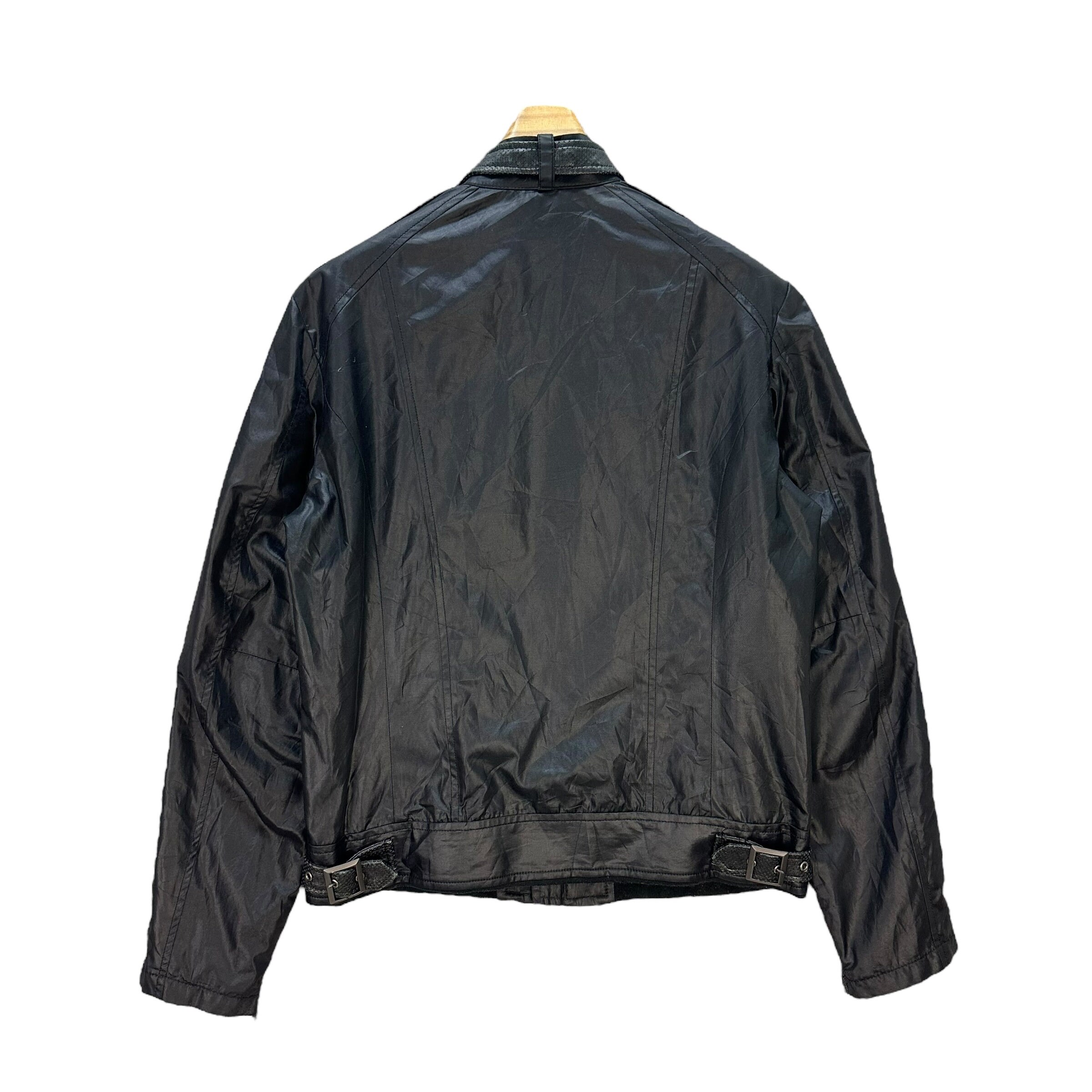 Vintage 5351 Pour Les Hommes Black Leather Jacket Size 4 Vintage 5351 Pour Les Hommes Black Leather Jacket Size 4