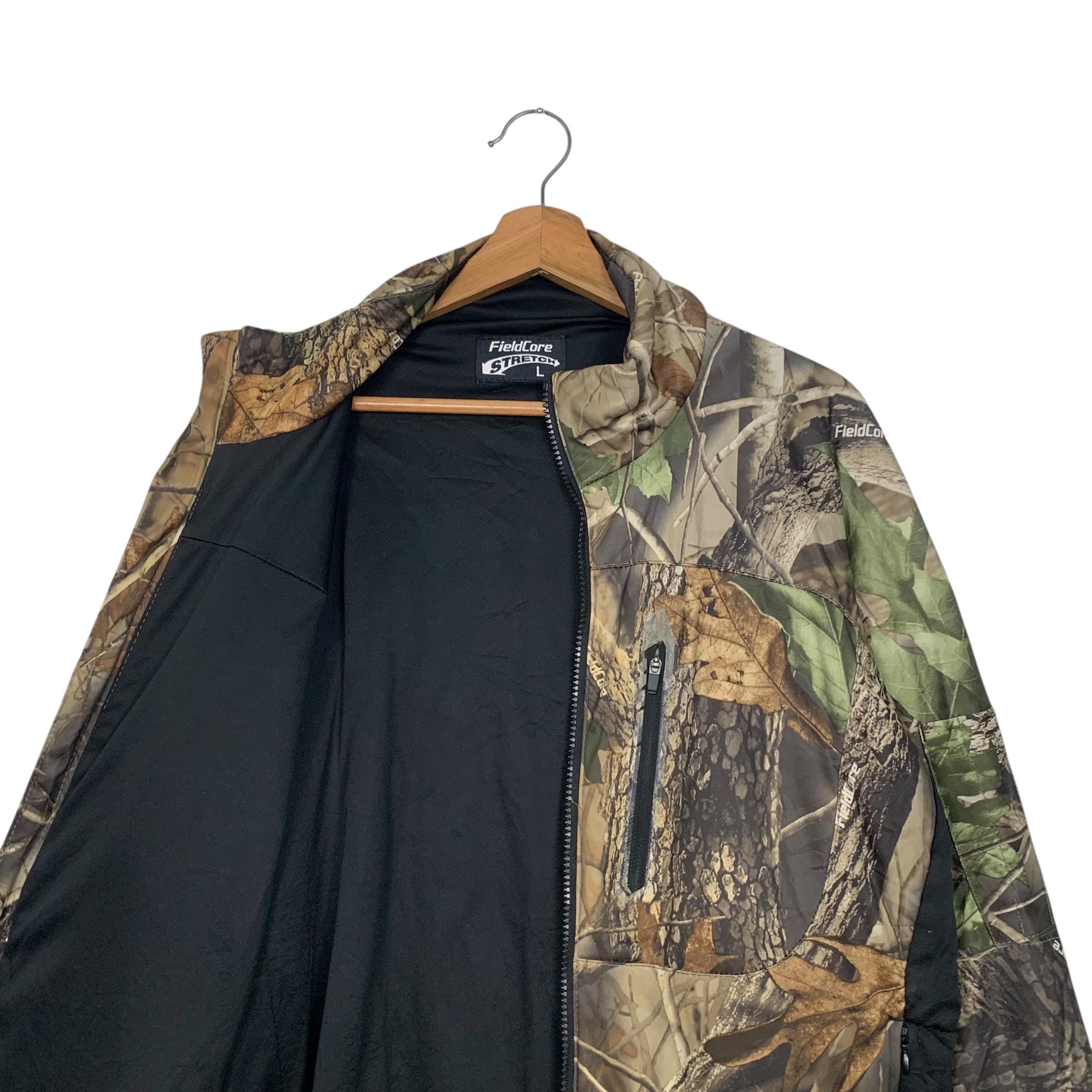 Japanese Brand FIELD CORE STRETCH: Realtree Zipper Jacket