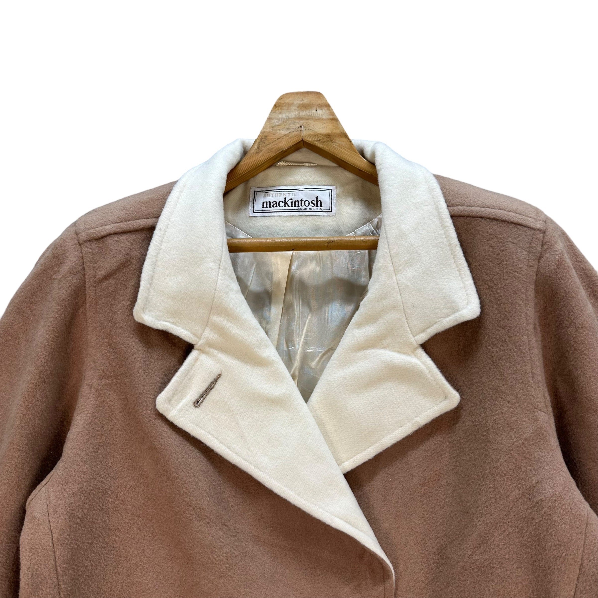 Vintage 80's Authentic Mackintosh Made in Usa Double