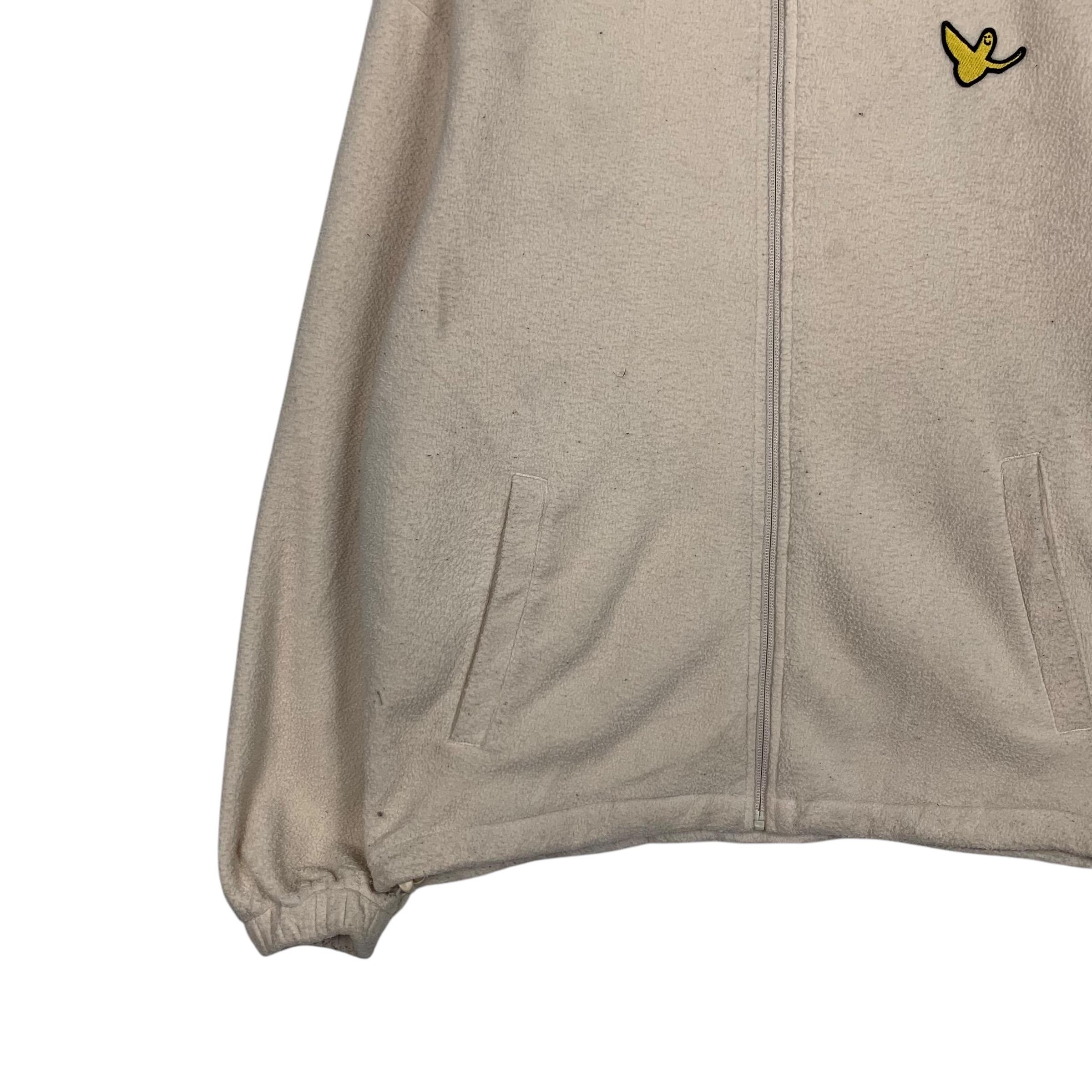 ★Mark Gonzales★MG EMBROIDERY COLLAGE SHERPA ZIP-UP JACKET MG EMBROIDERY COLLAGE SHERPA ZIP-UP JACKET - LIGHT KHAKI