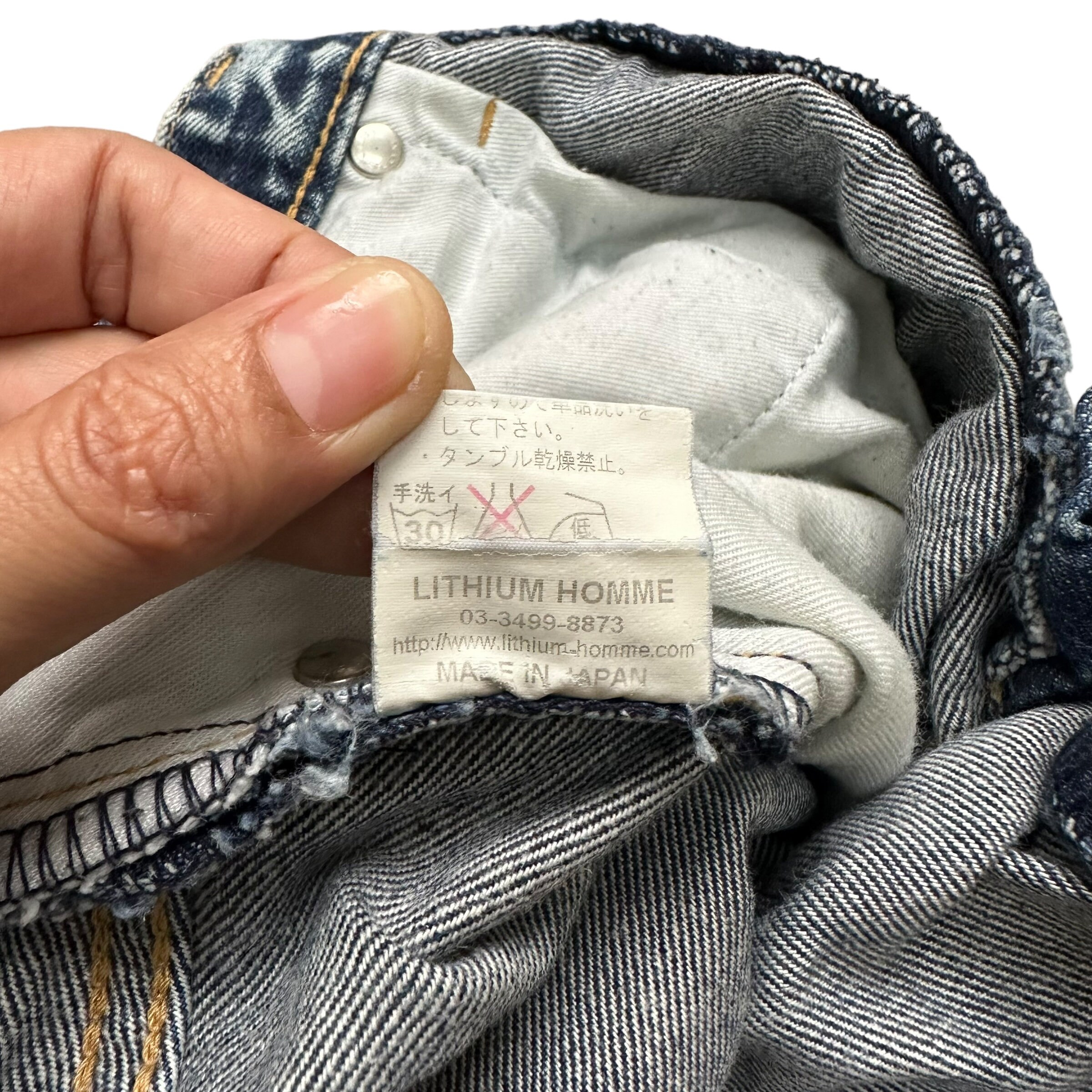 Vintage Japanesed Brand Lithium Homme Japan Made in Japan Stone