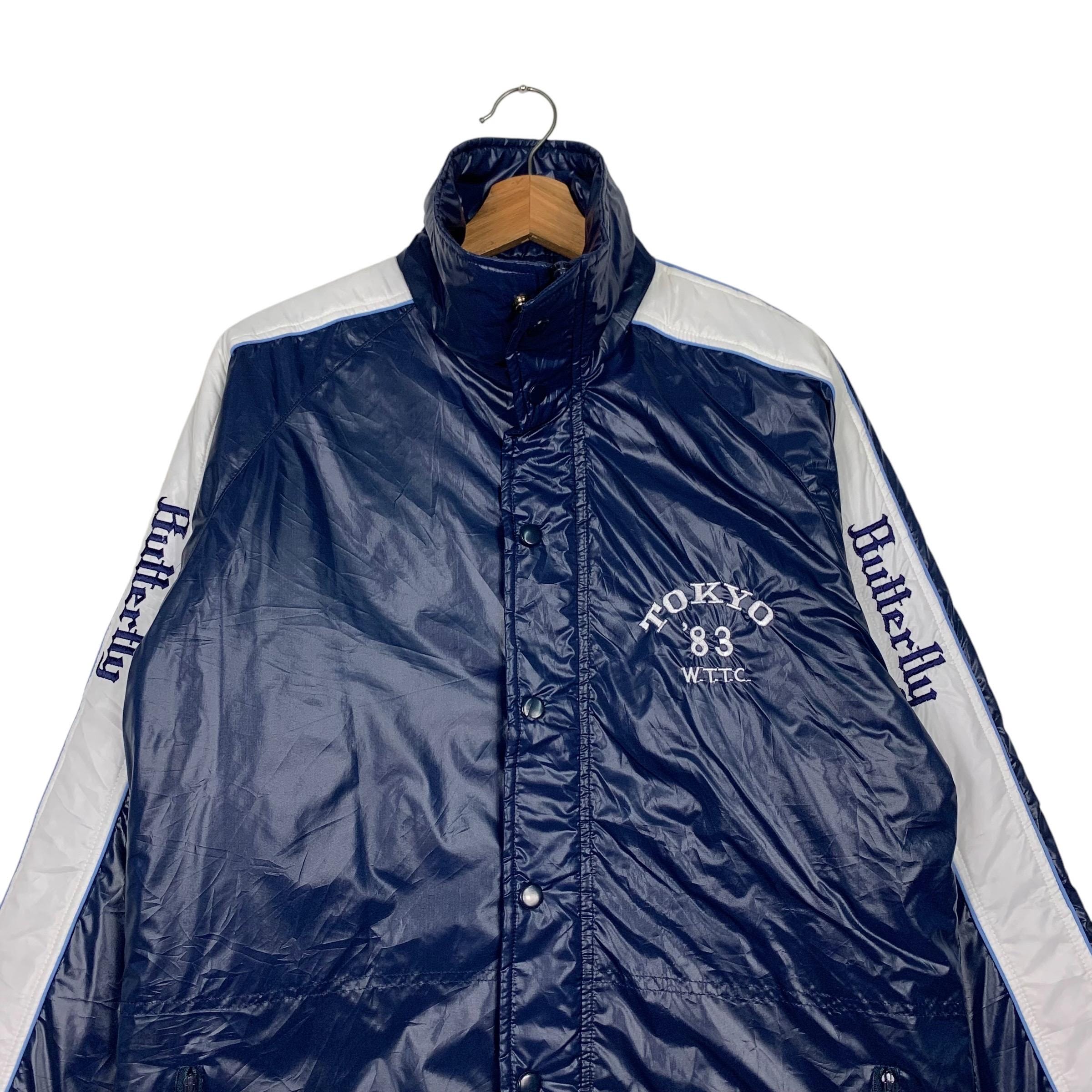 ジャケット・アウター vintage made in ITALY buterfly jacket Antonio Guiseppe 1970s Vintage Butterfly Embroidered Denim