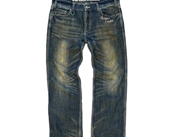 Vintage Vanson Performance Leathers Wing Skulls Embroidered