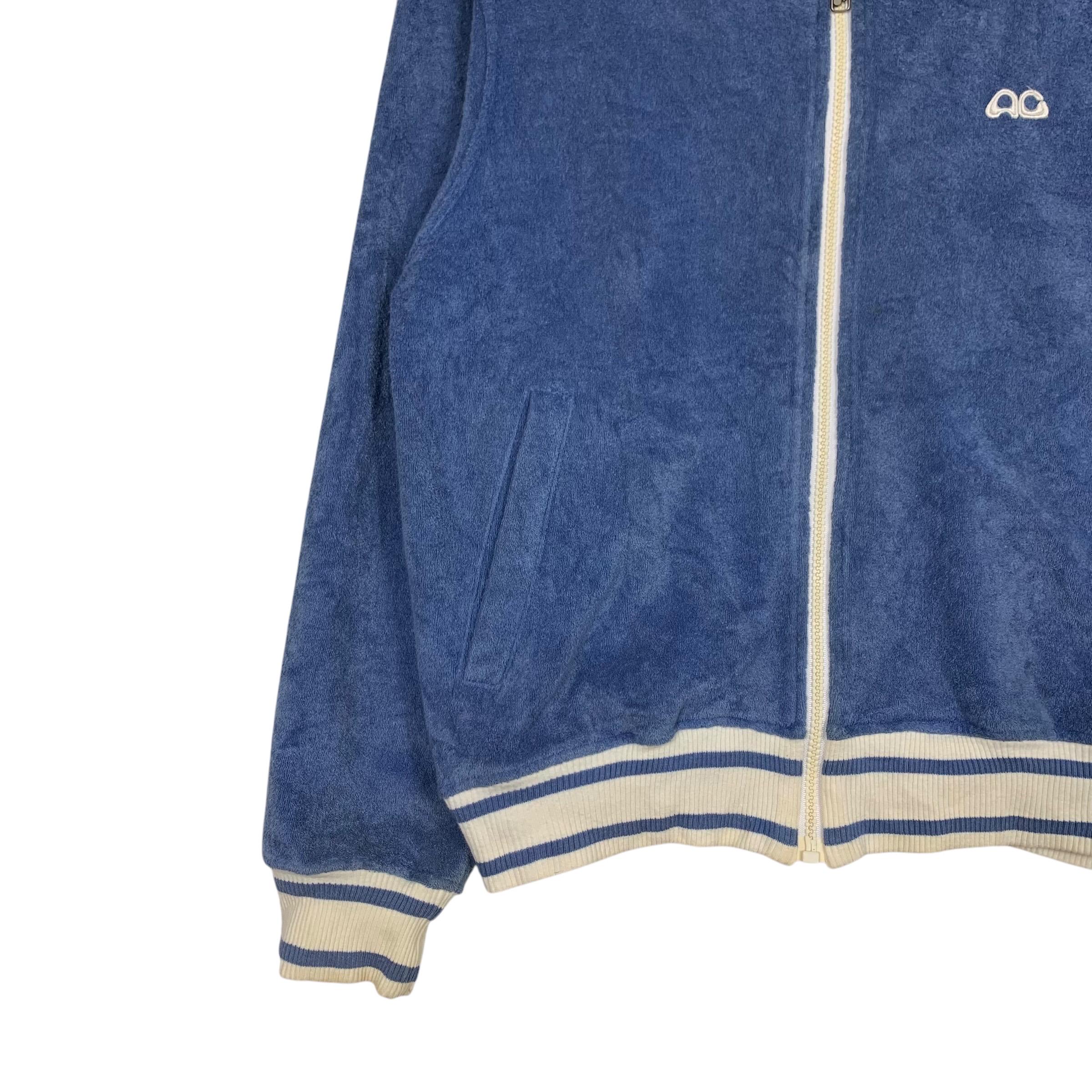 Vintage 90's COURREGES SPORT FUTUR Big Logo Sweater Jacket Women's