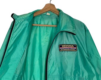 Vintage HONDA Racing Team International Made in Japan Green Vintage HONDA Racing Team International Made in Japan Green