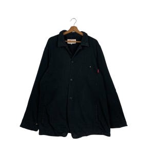 Vintage DICKIES Button Sweater Jacket Men&#39;s Size L Work Jacket Worker Jacket Workwear Sweater Jacket #1942-C84