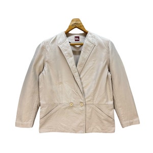 Vintage 80&#39;s ISSEY MIYAKE Made in Japan Casual Jacket Size 9 Very Rare Exclusive Designer Old Fashion Retro Classic Jacket #9136-61
