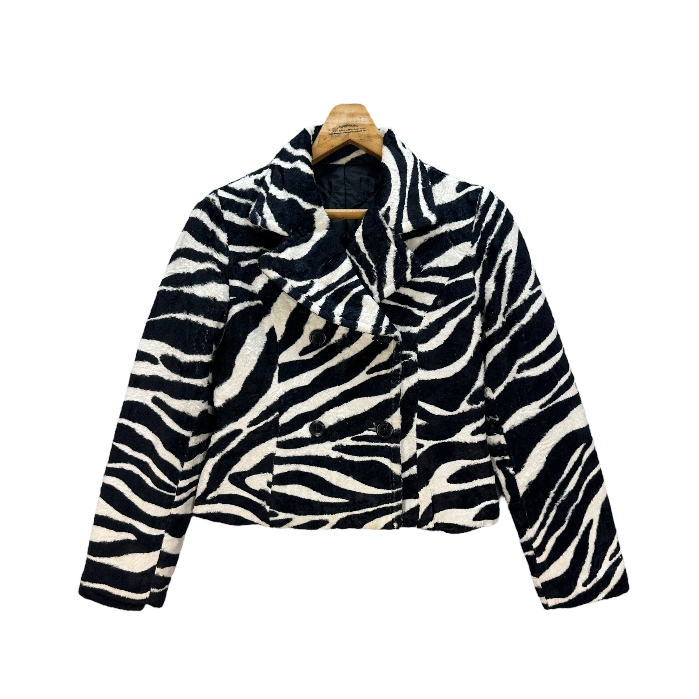 Dark Brown Giacca Zebrata Bershka Calliope FANTASIA MACULATA