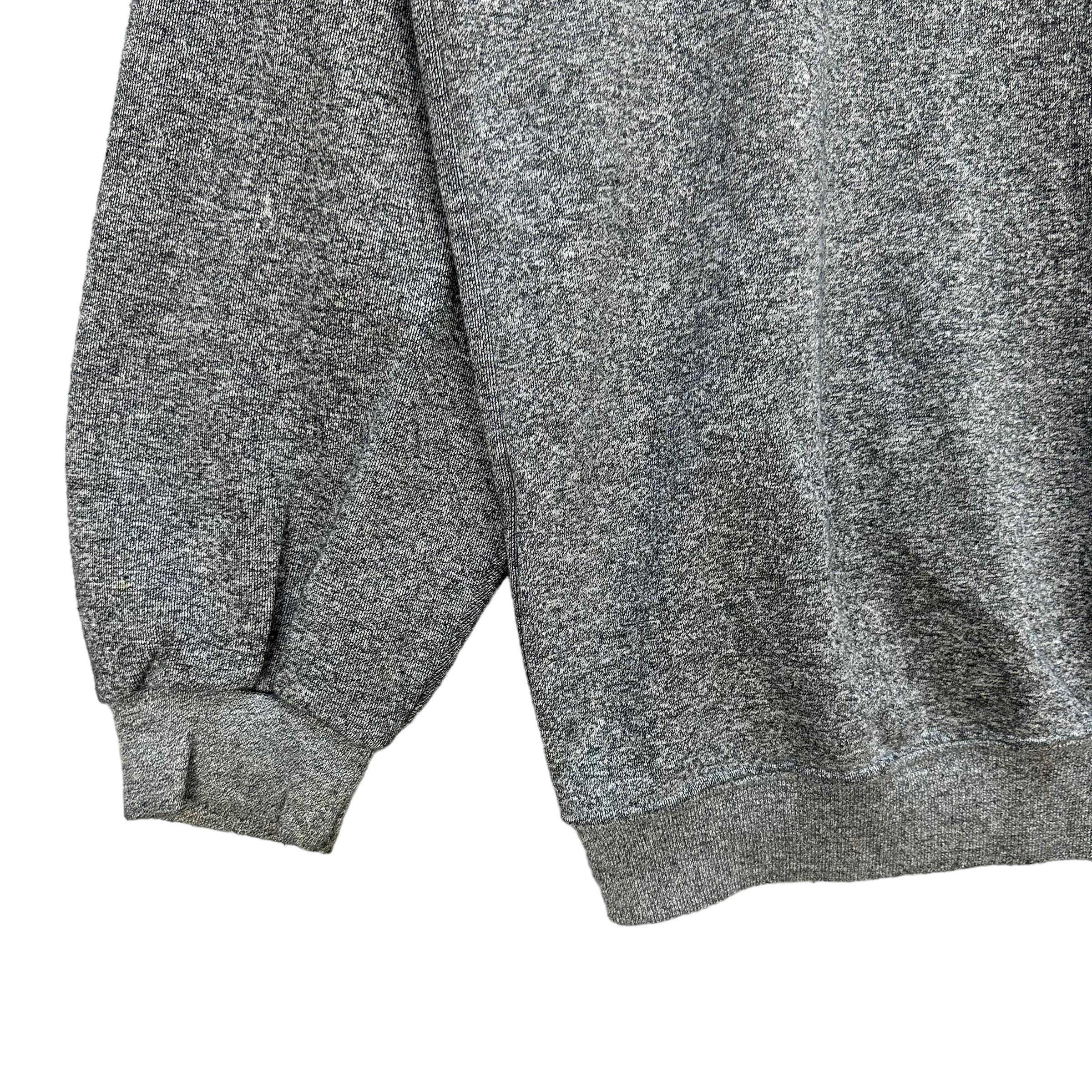 Vintage DINO VALENTINO Big Logo Crewneck Sweatshirts Size L Gray 