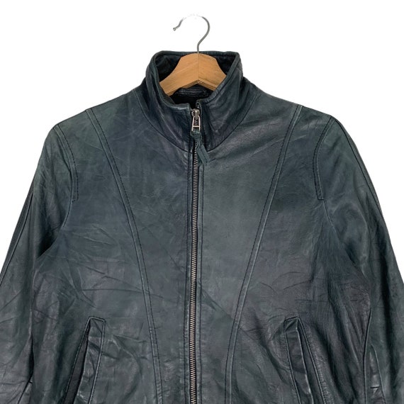 Vintage NANO UNIVERSE Sheep Skin Leather Jacket Size 38 0369-C17 