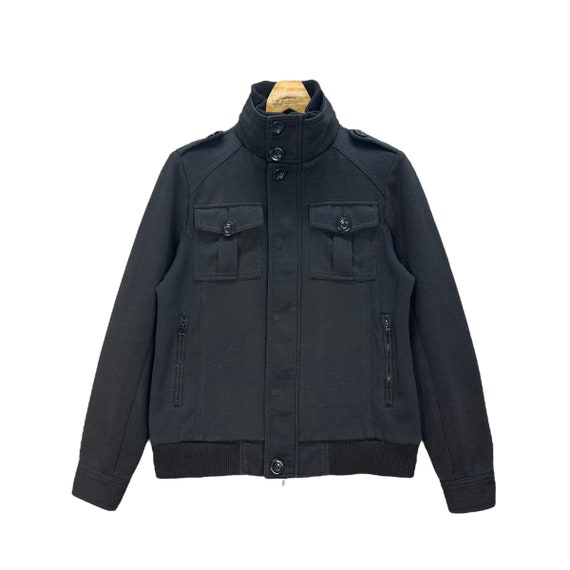 Buy Vintage VON DUTCH Wool Jacket / Button Zipper Jacket