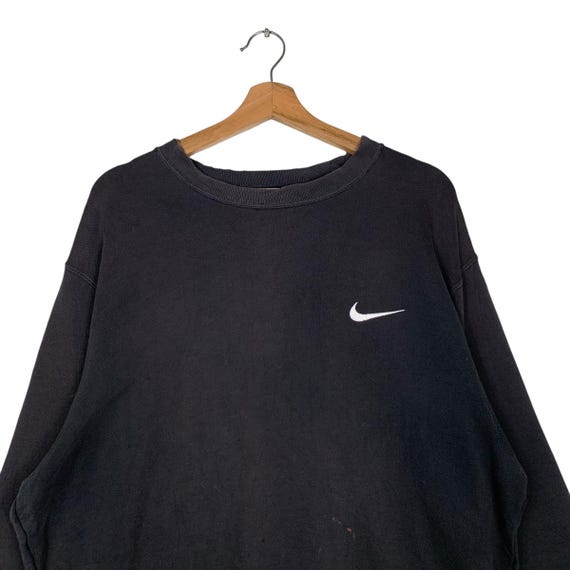 Vintage 90er Jahre Trashed NIKE Silver Tag kleine Swoosh Logo