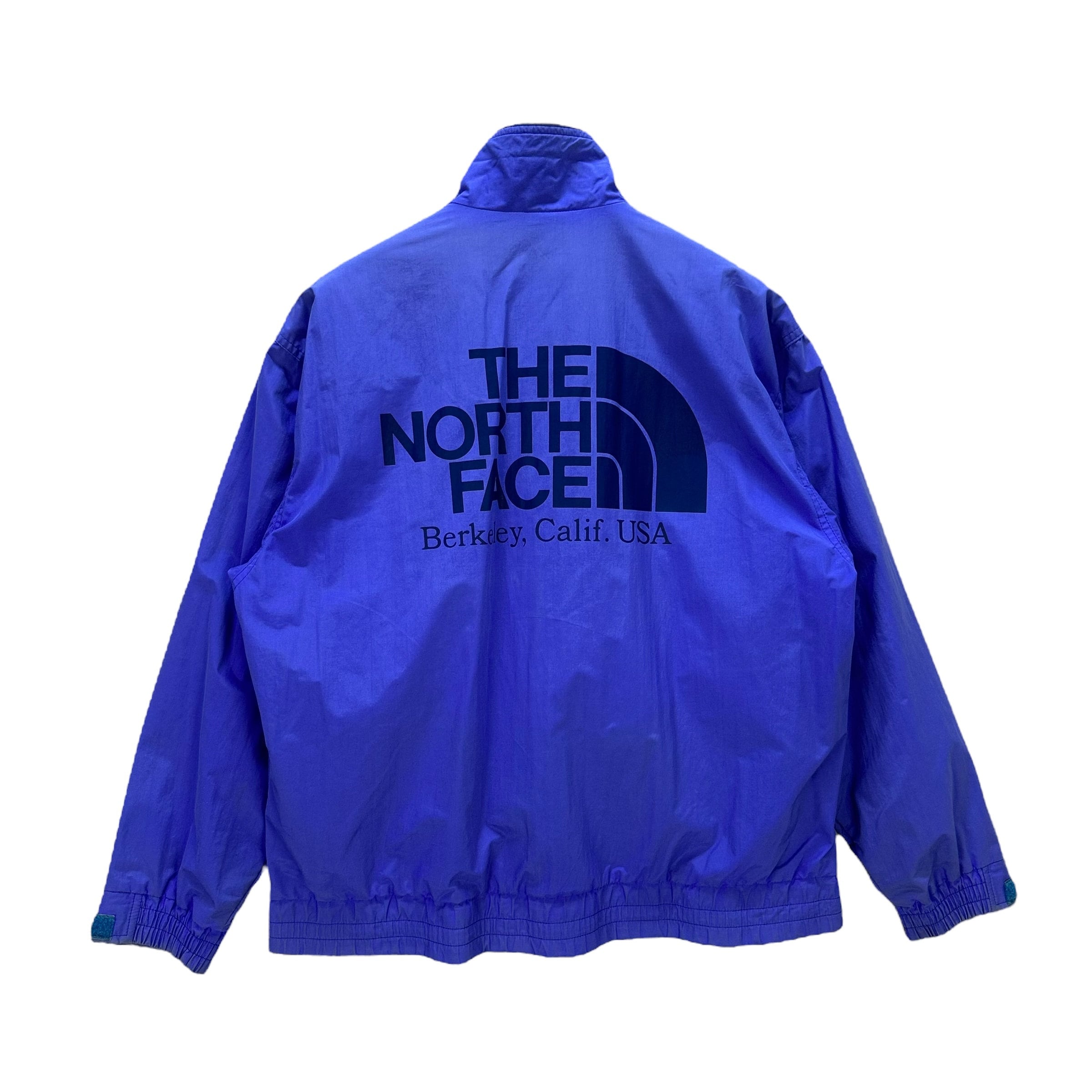 Vintage THE NORTH FACE Big Logo on Back Blue Jacket Size M Vintage THE NORTH FACE Big Logo on Back Blue Jacket Size M