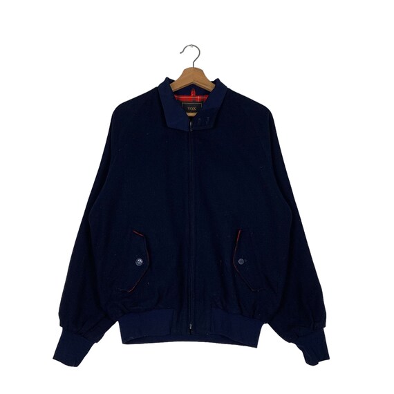 Vintage 90's VOX Inc Japanese Brand Tartan Lined Wool G9