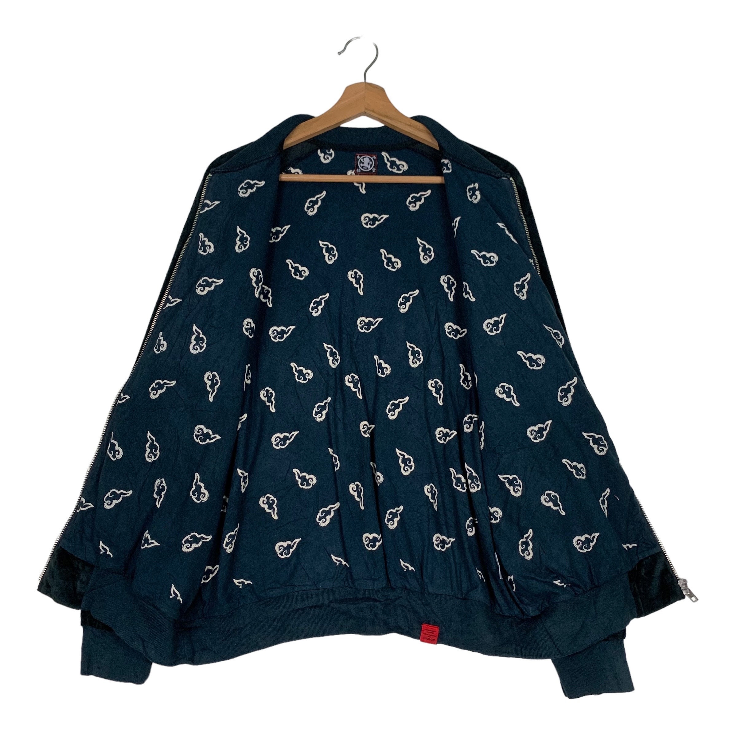 gogakuカラフルシャツジャケット Vintage Japanese Brand GO COOL Power's Rock Embroidery Logo