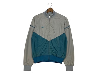 Chaqueta ligera ASICS Tiger Paw vintage de los años 90, fabricada en Japón, talla S, chaqueta deportiva, n.° 2471-C111