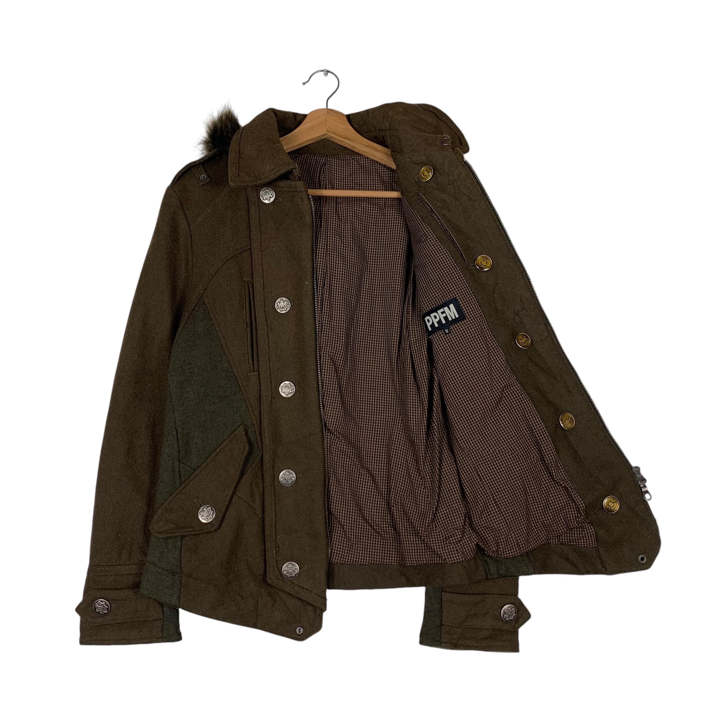 ジャケット・アウター PPFM y2k 00's wool jacket M Vintage Ppfm Hoodies Wool Jacket Vintage Ppfm Time for Punk
