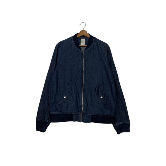 Lサイズ JAPAN BLUE JEANS Bomber Jacket Japan Blue Denim Bomber Jacket - Mildblend Supply Co