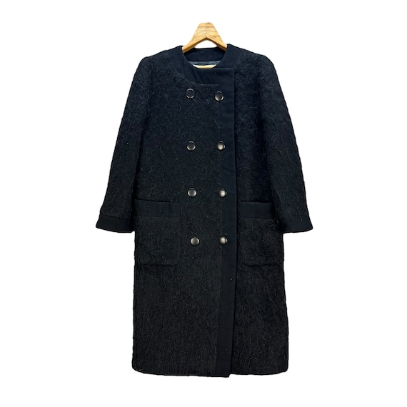 Buy Vintage Pierre Balmain Paris Wool Mohair Double Breasted Long 