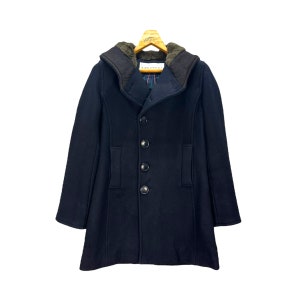 Issey Miyake Wool Coat - Etsy