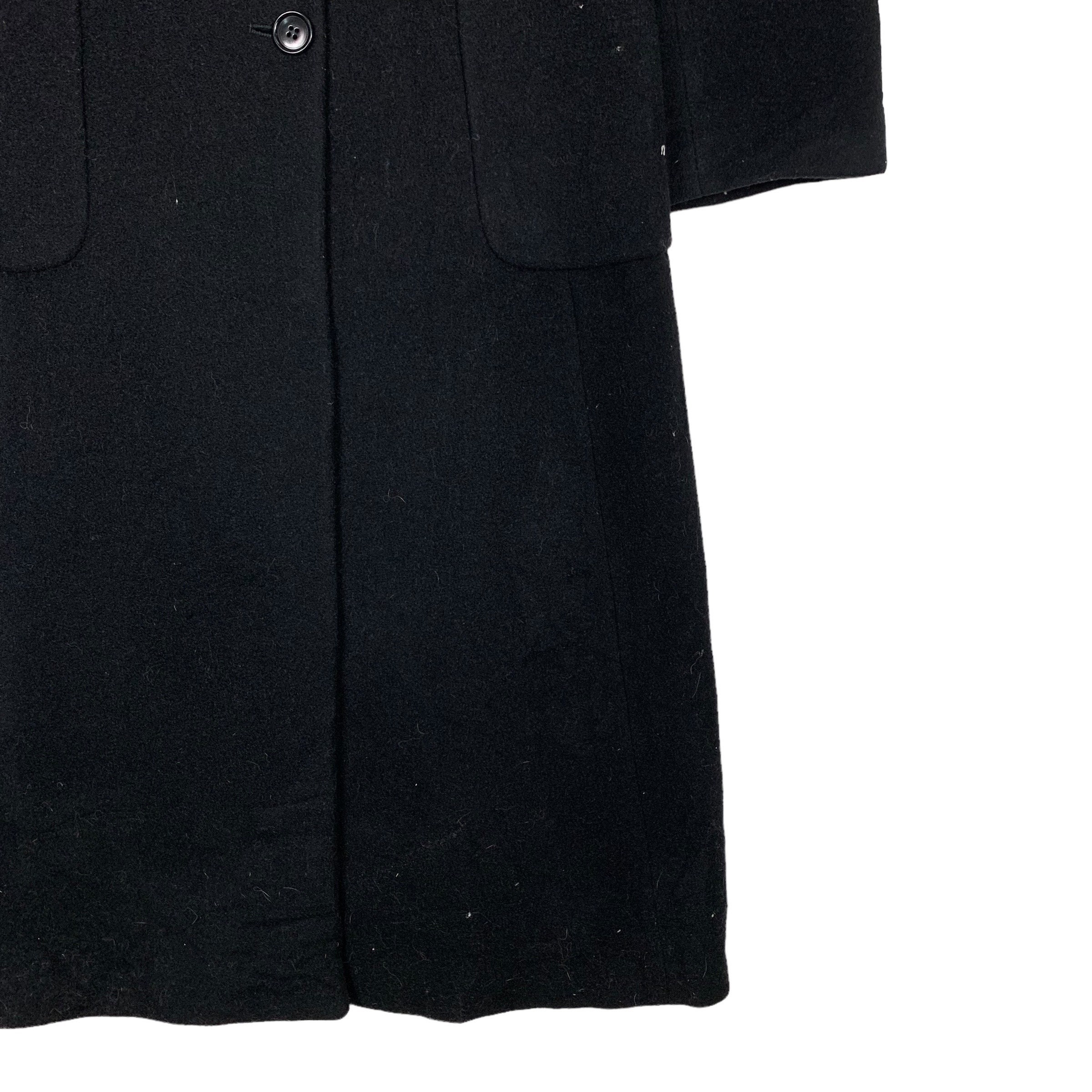Vintage VICTOR VICTORIA Made in Italy Wool Overcoat Long Coat Size 