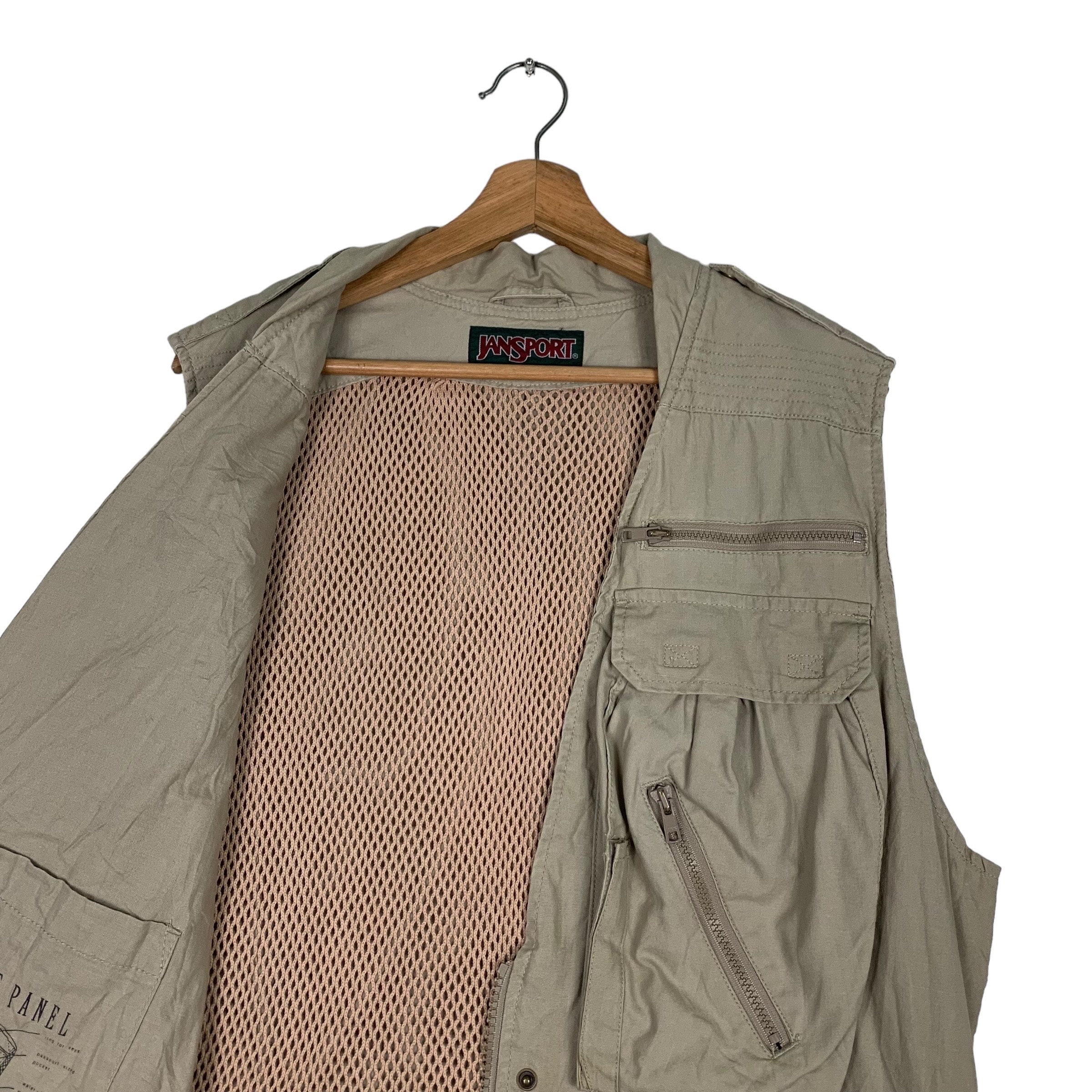 Vaundy. Pocket full Vest Lサイズ Vintage JANSPORT Utility Vest Size L Multipocket Vest